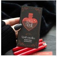 KDMD Set of 3 Love Spell Candles in a Box in Black