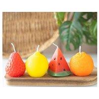 KDMD Set of 4 Fruit Shaped Candles