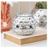 KDMD Silver Disco Ball Oil Burner