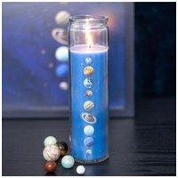 KDMD Solar System Cedar Tube Candle in Blue