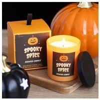 KDMD Spooky Spice Cinnamon Candle in Orange