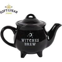 KDMD Witches Brew Black Ceramic Tea Pot