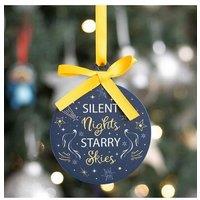 KDMD Silent Nights Starry Skies Bauble in Blue