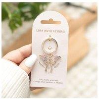 KDMD Light Luna Moth Keyring in Gold