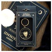 KDMD Spinning Talking Board Planchette Keyring in Black