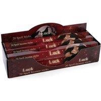 KDMD Set of 6 Packets of Luck Spell Incense Sticks in Red