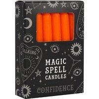 KDMD Set of 12 Orange 'Confidence' Spell Candles