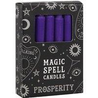 KDMD Set of 12 Purple 'Prosperity' Spell Candles