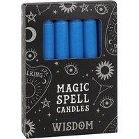 KDMD Set of 12 Blue 'Wisdom' Spell Candles