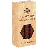 KDMD Set of 6 Brown Beeswax Spell Candles