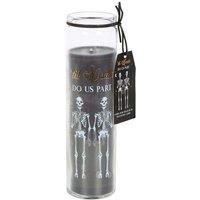KDMD Til Death Do Us Part Amber Noir Tube Candle in Grey