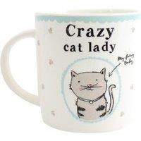 KDMD Crazy Cat Lady Boxed Mug in White