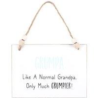 KDMD Grumpa Hanging Sign in White