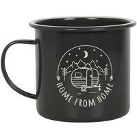KDMD Home from Home Enamel Camping Mug in Black
