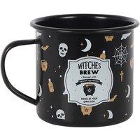 KDMD Witches Brew Enamel Mug in Black