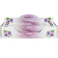 KDMD Set of 6 Packets of Elements Violet Incense Sticks in Purple