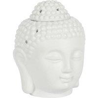 KDMD White Buddha Head Oil Burner