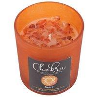 KDMD Sacral Chakra Orange Crystal Chip Candle