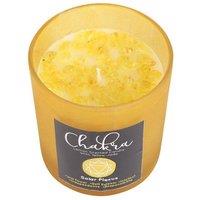 KDMD Solar Plexus Chakra Lemon Crystal Chip Candle in Yellow