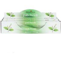 KDMD Set of 6 Packets of Elements Patchouli Incense Sticks in Green