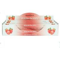 KDMD Set of 6 Packets of Elements Strawberry Incense Sticks in Pink
