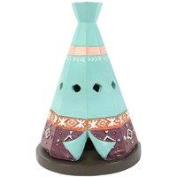 KDMD Boho Teepee Incense Cone Holder in Blue