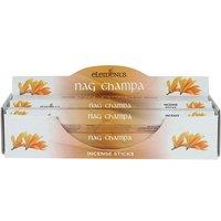 KDMD Set of 6 Packets of Elements Nag Champa Incense Sticks in Orange