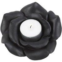 KDMD Black Rose Resin Tealight Candle Holder