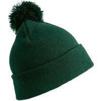 Result Pom Pom Beanie in Bottle Green