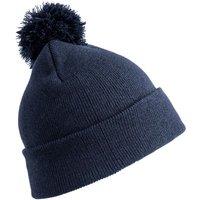 Result Pom Pom Beanie in Navy