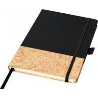 JournalBooks Evora A5 Cork Thermo PU Notebook in Black