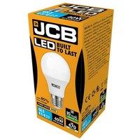 JCB LED A60 470lm Opal 6w Light Bulb E27 2700k in White