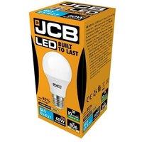 JCB LED A60 806lm Opal 10w Light Bulb E27 2700k in White