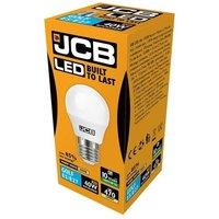 JCB LED Golf 470lm Opal 6w Light Bulb E27 2700k in White