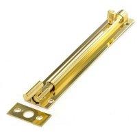 Securit Necked Barrel Bolt in Brown
