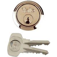 Yale Replacement Rim Cylinder Lock in Brown