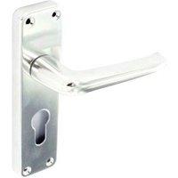 Securit Euro Door Handles in Silver