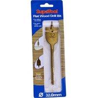 SupaTool Titanium Coated Flat Wood Drill Bit 16mm in Gold