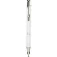Bullet Moneta Aluminium Ballpoint Pen in White