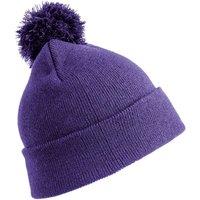 Result Pom Pom Beanie in Purple