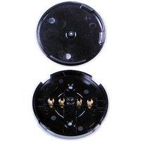 Dencon 20A 4 Terminal Junction Box with Selective Entries in Black