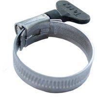 Oracstar Pre Packed Hose Clip With Thumb Plate in Silver