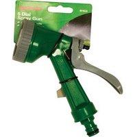 SupaGarden 5 Dial Spray Gun in Green