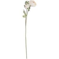 Hill Interiors Artificial Single Short Stem Ranunculus in Cream