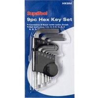 SupaTool Hex Key Set (9 Piece) in Black