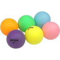 Fox TT Multicoloured Table Tennis Balls Set (Pack Of 6)