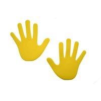 Pre-Sport Hand Floor Marker (Pack Of 6) in Yellow