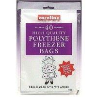 Caroline Freezer Bag (Pack of 40) in White