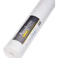 Anaglypta Woodchip Textured Wallpaper in White