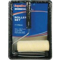 SupaDec Low Splatter Paint Roller Set in Black